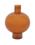 Vaas gerecycled glas rond