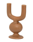 Candle holder Bheki, Golden brown