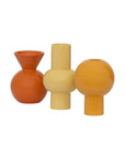 Mini vases Lilian, Set of 3, Adobe