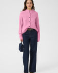 AlphaGZ short cardigan, Begonia Mélange