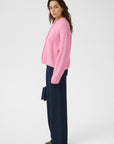 AlphaGZ short cardigan, Begonia Mélange