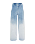 BebbieGZ HW wide jeans, Faded blue