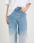 BebbieGZ HW wide jeans, Faded blue