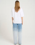 BebbieGZ HW wide jeans, Faded blue