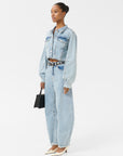 GZdea cropped jacket Light blue denim