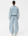 GZdea barrel jeans Light blue