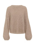 GZalpha slit pullover, Warm sand mel