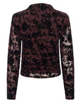GZflora top, Anoria/Black