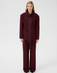 GZpaula waist blazer, Aronia