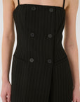 GZjoelle jumpsuit, Black pinstripe