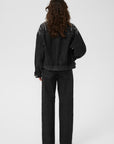 GZlee HW wide jeans, Black