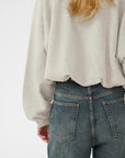 GZkahla mel sweatshirt, Ultra light grey mé