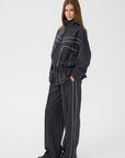 GZalezia HW pants, Grey Herringbone