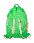 The New Foldable Backpack Greenscreen & Coral Large