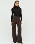 Gennie Pants, Coffee Brown