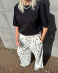 Salliy Trousers, White Alyssum