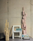 Skyscraper sculpture, cream
