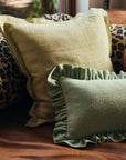 Felt cushion, mint 60x40cm