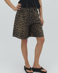 Taline-M Shorts, Leopard mist