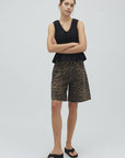 Taline-M Shorts, Leopard mist
