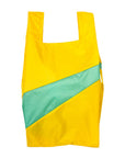 The New Shopping Bag Sunflower & Holly Green Medium