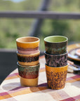 70's ceramics: coffee mugs valley (set of 6)