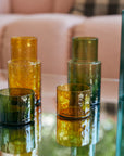 Tube glass olive