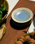 70s ceramics: saucer azure