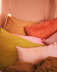 Fluffy cushion sienna (50x50cm)