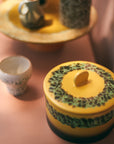 70s ceramics: cookie jar, kelp