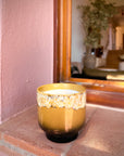 70s ceramics: scented candle valencia