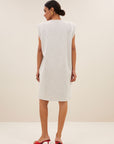 Diede sweat dress light grey melee