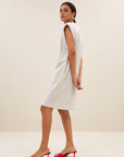 Diede sweat dress light grey melee