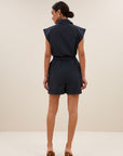 Ollie poplin suit midnight