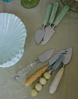 Cheese knives, sage (set of 3)