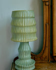 Ceramic table lamp, petal