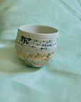 Artist ceramics: coffee cup, fused