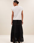 Mason pleats top, Light grey melee
