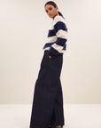 Sian stripe pullover, Midnight stripe