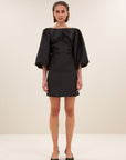 Mimi bubble dress, Jet black