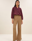 Benji lurex pants, Gold