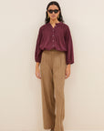 Benji lurex pants, Gold