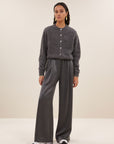 Benji metallic pants, Metallic silver