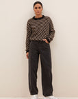 Lew black pants, Jet black