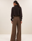 Benji tweed pants, Latte