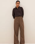 Benji tweed pants, Latte