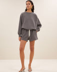 Bibi natural sweater, Concrete