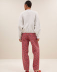 Bodil nights sweater, Light grey melee
