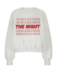 Bodil nights sweater, Light grey melee