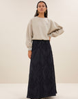 Bodil sparkle sweater, Gold